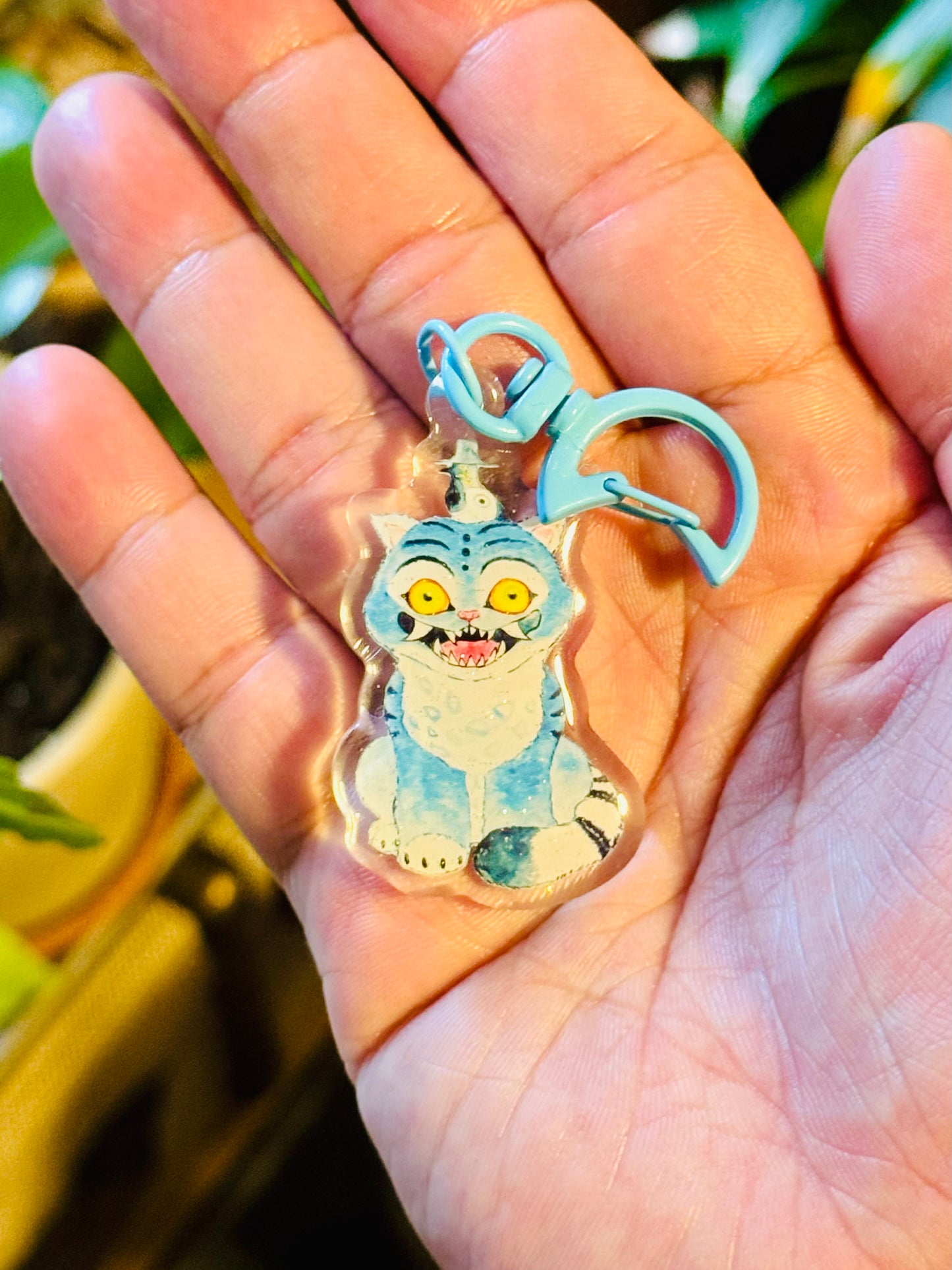 Cutesy Derpy Creature & Friend Keychain