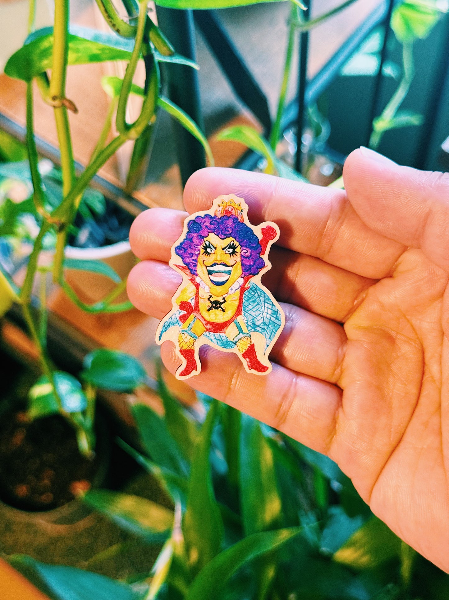 Impervious Ivankov Wooden Art Pin