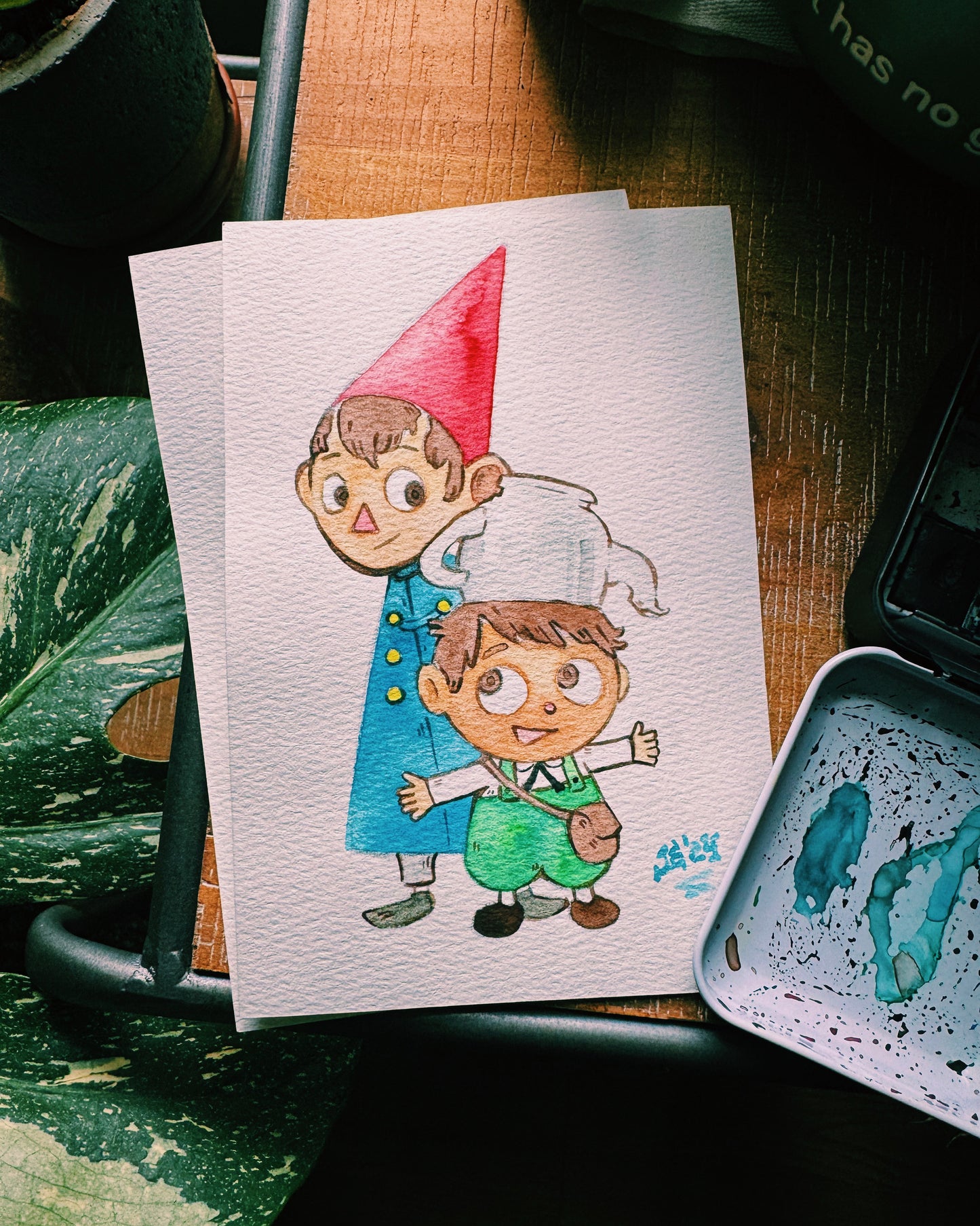 Into the Unknown Original Watercolor Painting