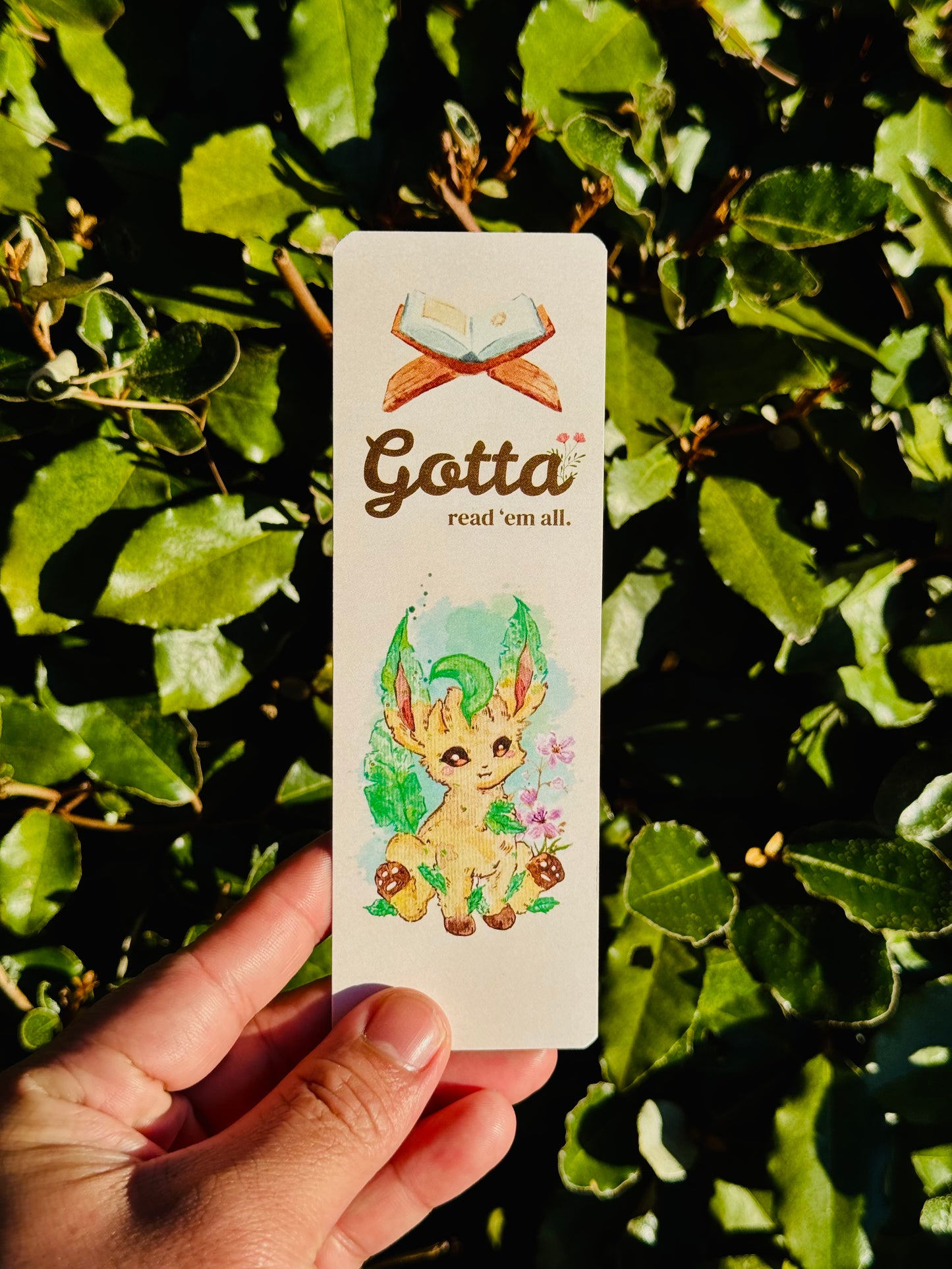 Whimsical Leafeon Bookmark