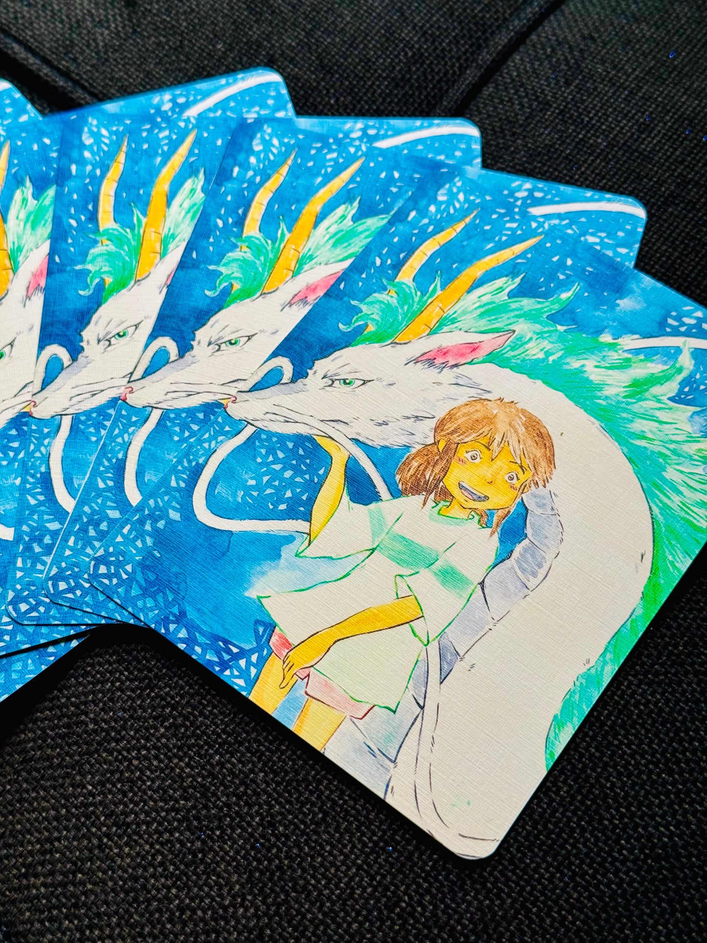 Chihiro & Haku Watercolor Art Print