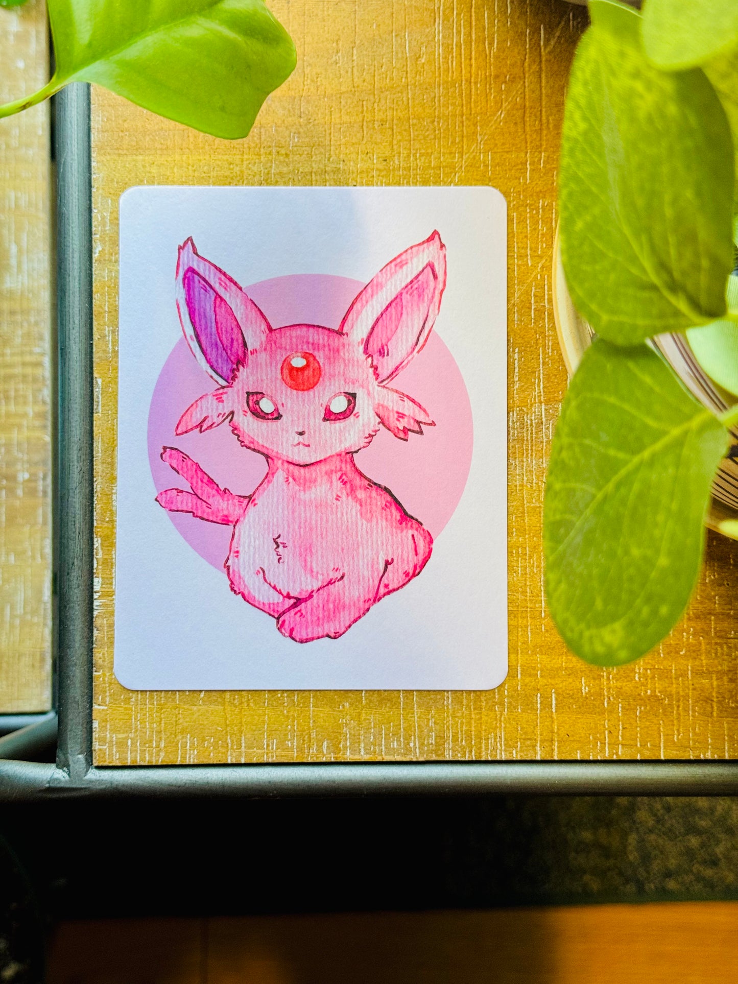 Elusive Espeon Art Print