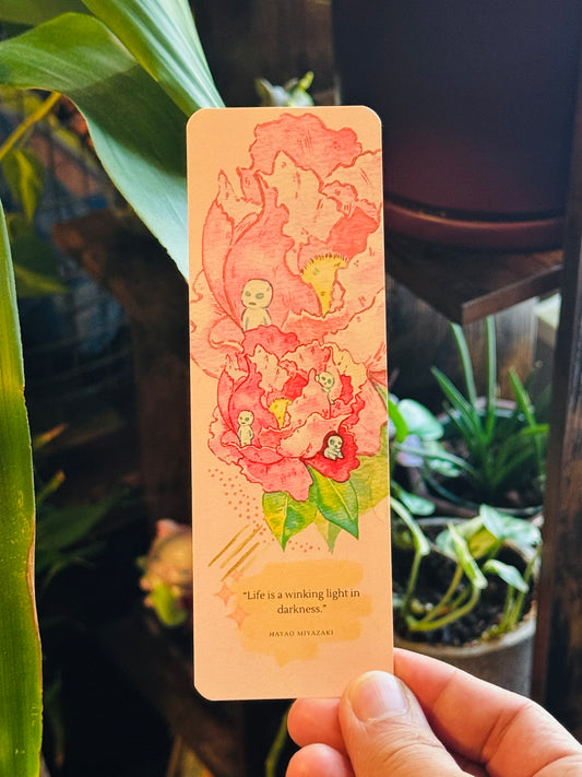 Forest Dwellers on a Flower Bookmark