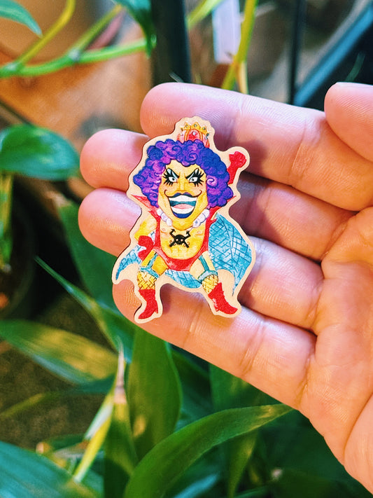 Impervious Ivankov Wooden Art Pin