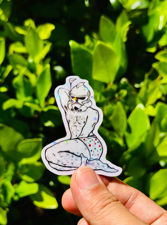 Trooper After Hours Holographic Vinyl Sticker