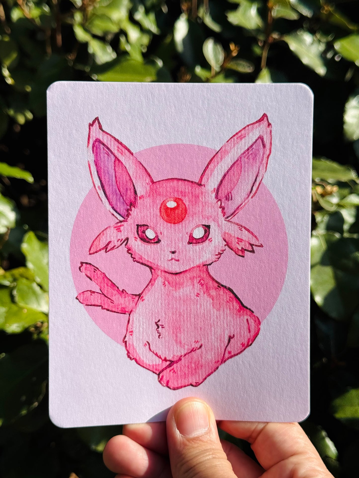 Elusive Espeon Art Print