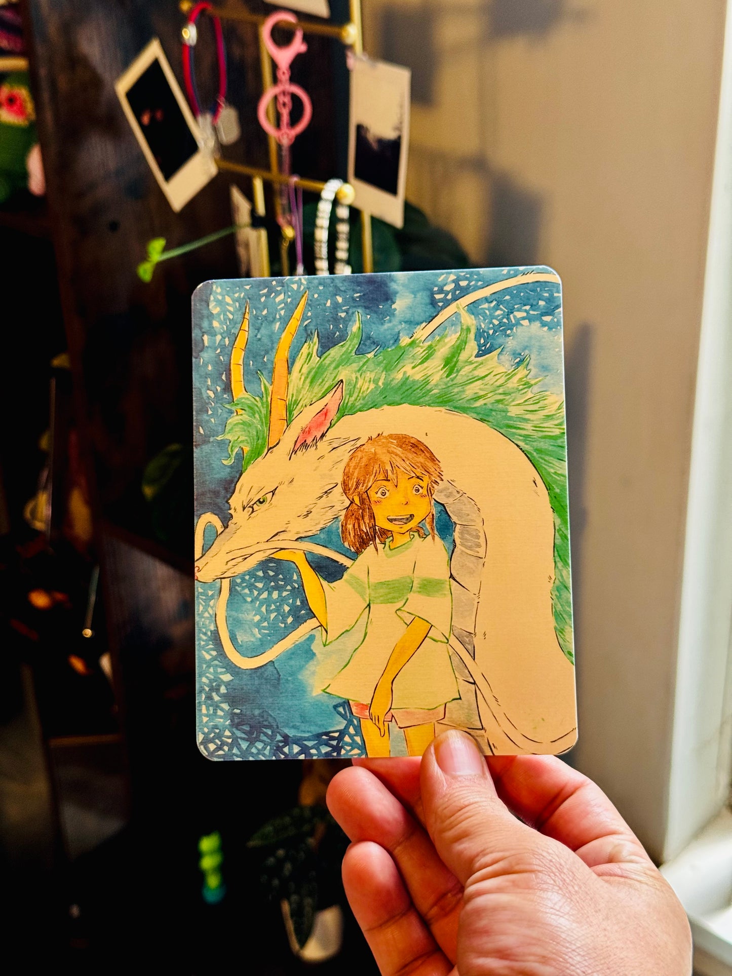 Chihiro & Haku Watercolor Art Print