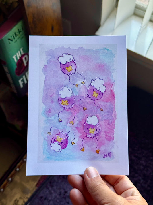 Drifloons Afloat Toner Art Print