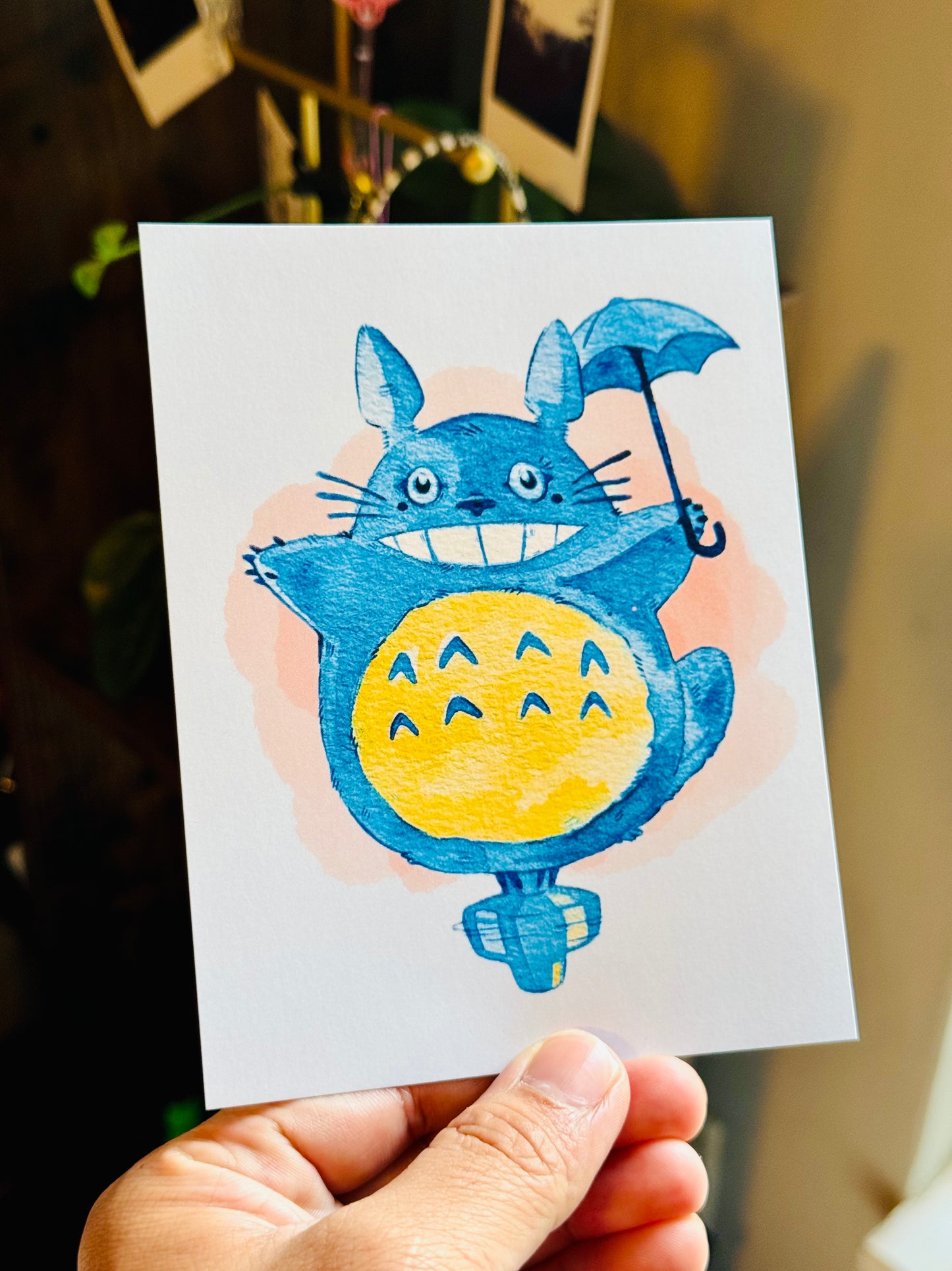 Tenacious Totoro Simple Art Print