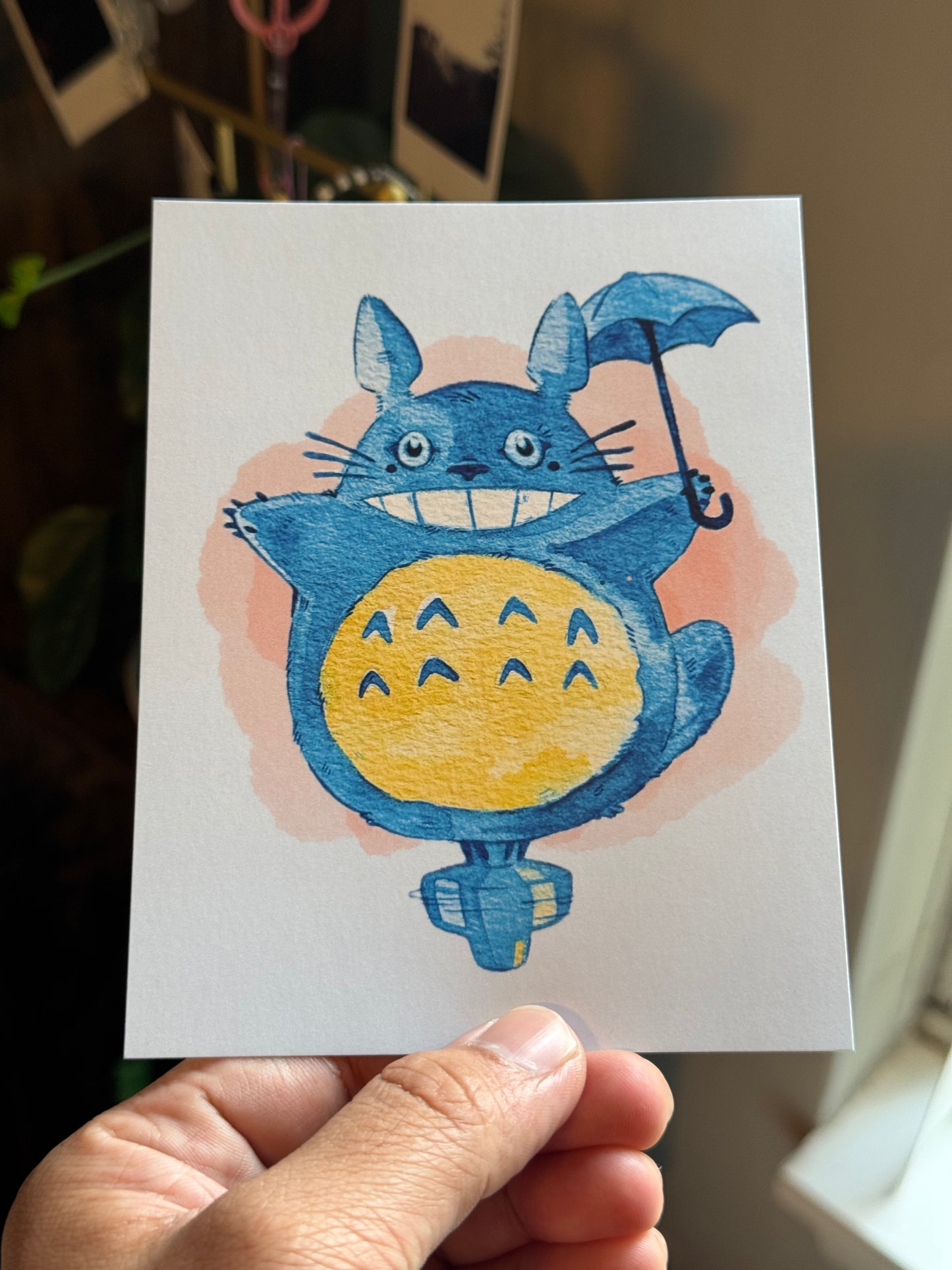 Tenacious Totoro Simple Art Print